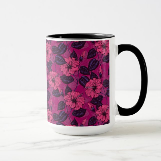 Hibiscus night mug (Right)
