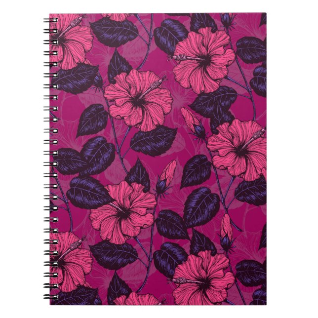 Hibiscus night notebook (Front)