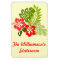 Hibiscus on Yellow Stateroom Door Marker