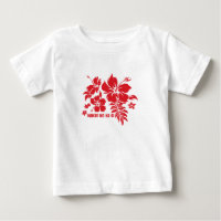 Hibiscus Pareau Hawaiian Floral in Red