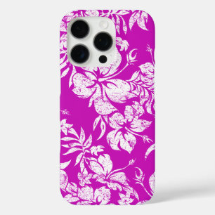 Hibiscus Pareau Hawaiian Floral Magenta iPhone 16 Pro Case
