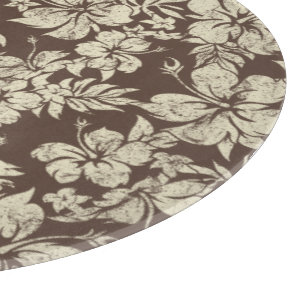 Hibiscus Pareau Hawaiian Glass Cutting Board