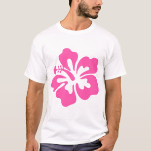 Hibiscus Pink Tropical Flower Floral Bloom T-Shirt