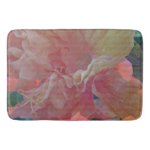 Hibiscus Pique Fabric Bath Mat