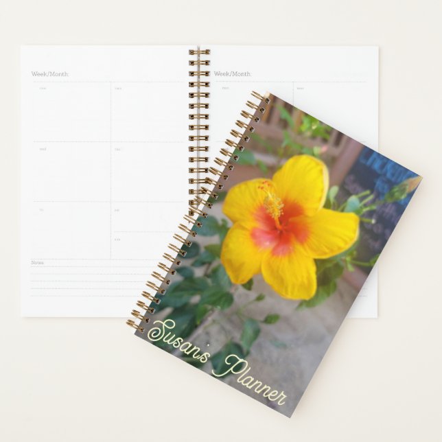 Hibiscus Planner - Original Photography (Display)