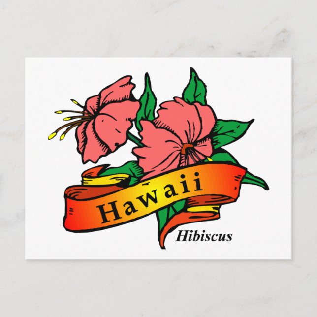 Hibiscus Postcard (Front)