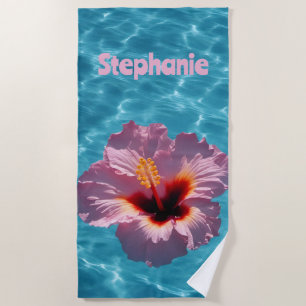 Hibiscus Summer Beach Towel