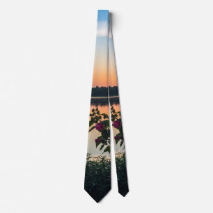 Hibiscus Sunrise Neck Tie