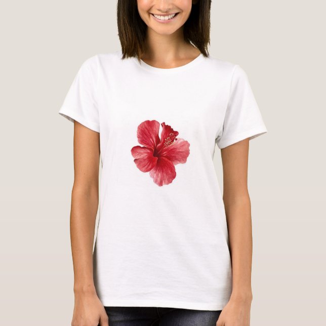 hibiscus t-shirt  (Front)