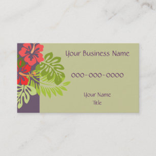 Hibiscus Theme Business Card