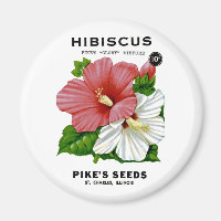 Hibiscus Vintage Seed Packet