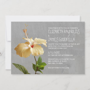 Hibiscus Wedding Invitations