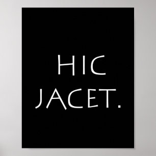 Hic jacet poster