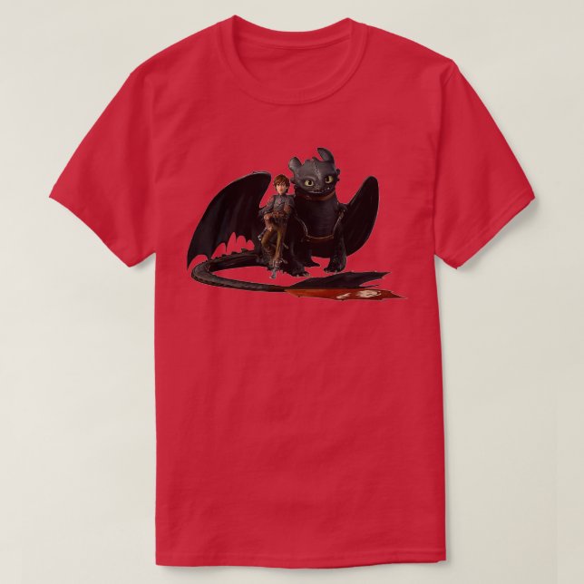 hiccup amp toothless 2 T-Shirt (Design Front)