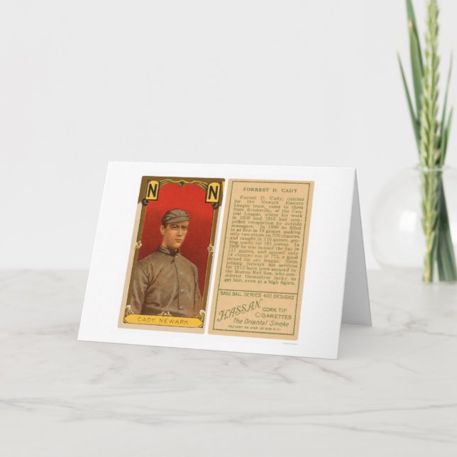 Hick Cady Newark Baseball 1911 Card (Front)