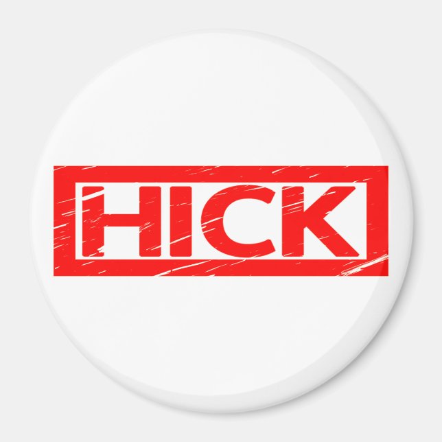 Hick Stamp Magnet (Front)