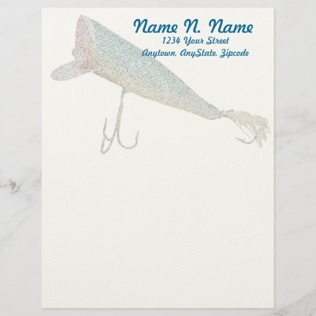 Hickey Do Beachcomber Antique Lure Letterhead (Front)