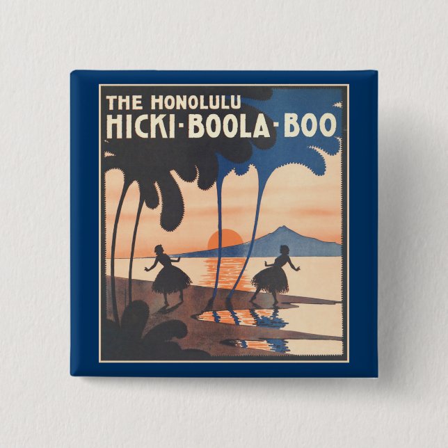 Hicki Boola Boo Button (Front)
