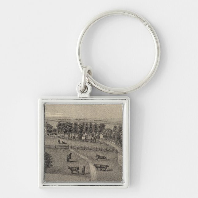 Hickmann, Nebraska Key Ring (Front)