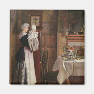 Hickory, Dickory, Dock Magnet