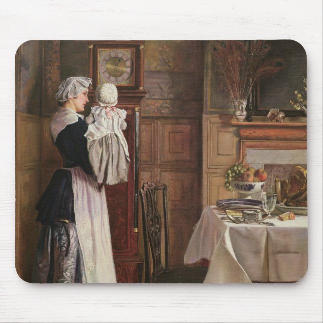 Hickory, Dickory, Dock Mouse Mat (Front)