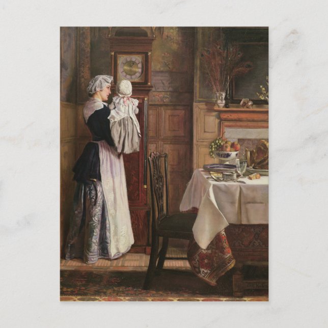 Hickory, Dickory, Dock Postcard (Front)