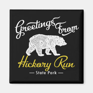 Hickory Run State Park Bear Magnet