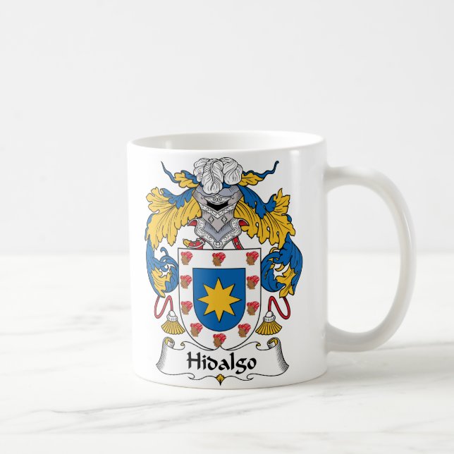 Hidalgo Family Crest Coffee Mug (Right)