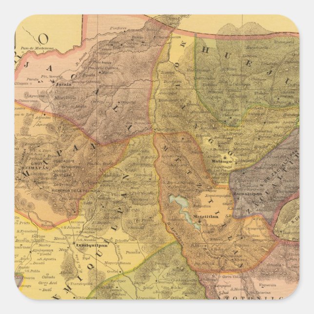 Hidalgo Square Sticker (Front)