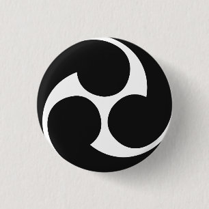 Hidari Mitsudomoe 左三つ巴 Taiko Button
