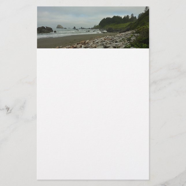 Hidden Beach I at Redwood National Park Stationery (Front)