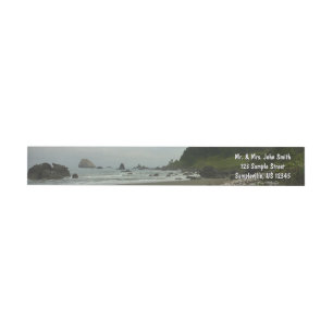 Hidden Beach I at Redwood National Park Wrap Around Label