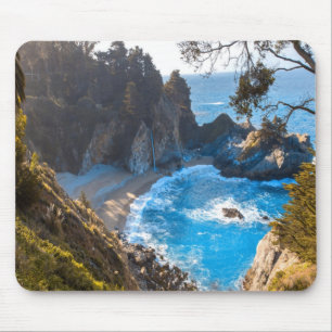 Hidden Beach Paradise Ocean Waves Mouse Mat