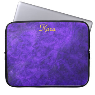 Hidden Canines/Purple Walnut Laptop Sleeve