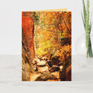 Hidden Canyon, Blank All Occasion Greeting Card
