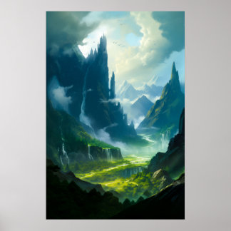 Hidden Castle in The Valley Poster