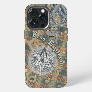 Hidden Delicate Camouflage & Your Text iPhone 13 Pro Case