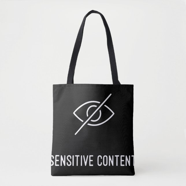 Hidden Eye Bag – Mysterious Minimalist Symbol (Front)
