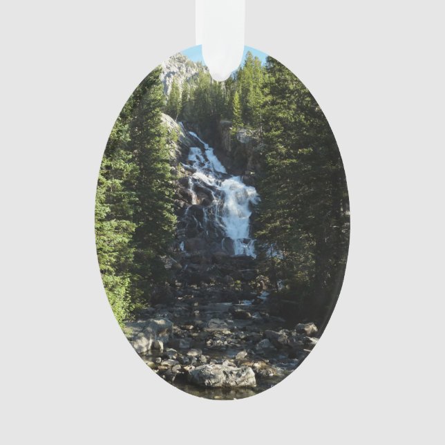 Hidden Falls in Grand Teton National Park Ornament (Front)