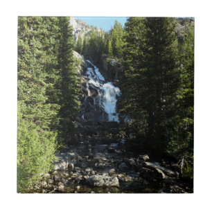 Hidden Falls in Grand Teton National Park Tile