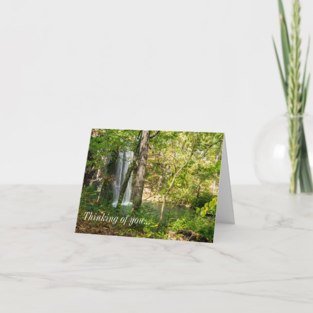 Hidden Falls Thinking Of You Card (Front)