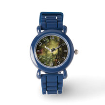 Hidden Forest - Bezel with Black Numbers Watch