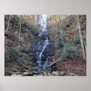 Hidden Forest Waterfall Poster
