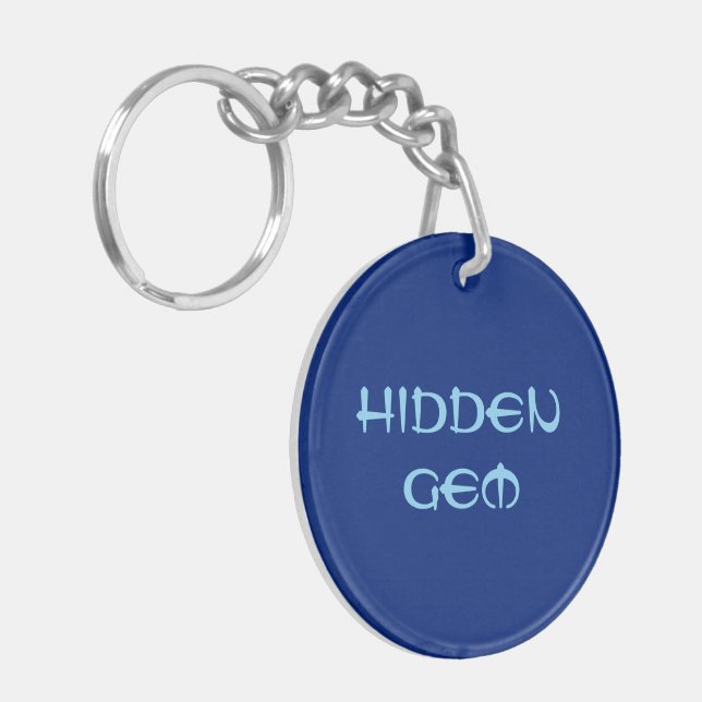 Hidden Gem Acrylic Keychain (Front Left)