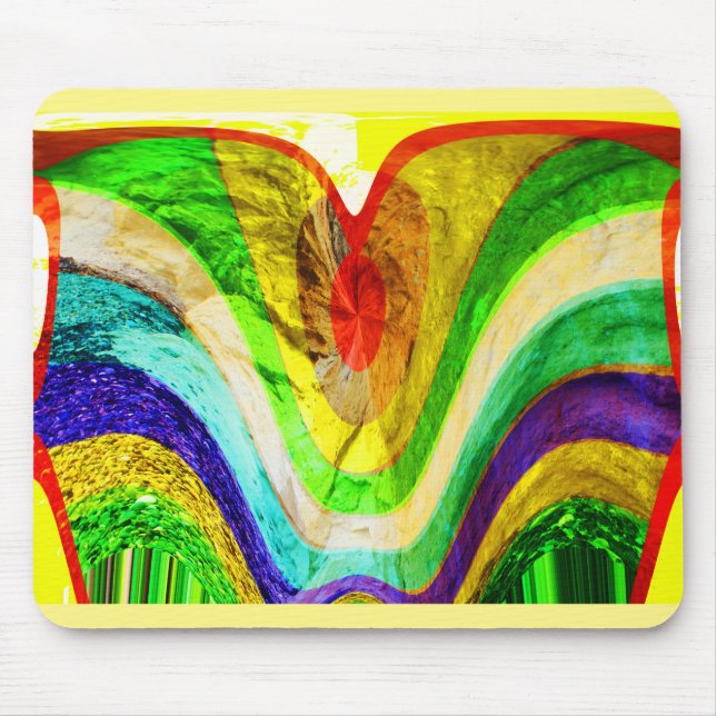 Hidden gem art mouse mat (Front)