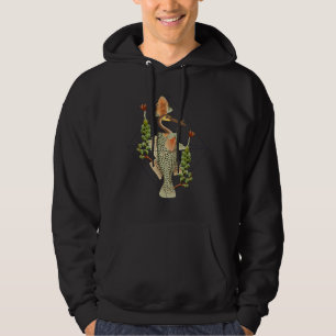 Hidden In A Fish Collage Art Surrealism Vintage Hoodie