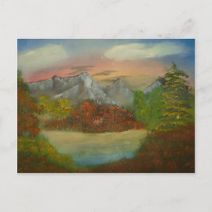 Hidden In Red Postcard