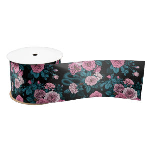 Hidden in the roses 2 satin ribbon