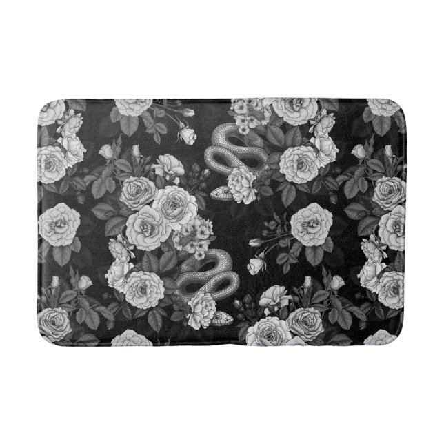 Hidden in the roses 3 bath mat (Front)