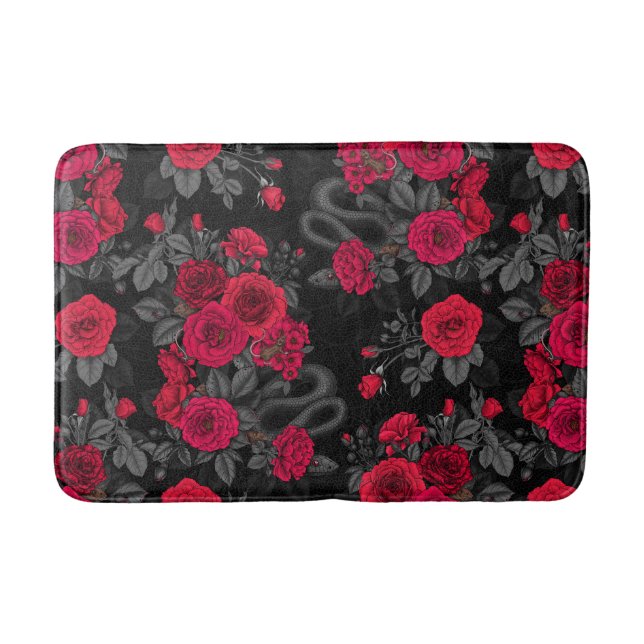 Hidden in the roses bath mat (Front)